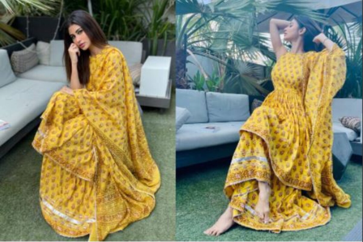 Mouni Roy: à°¯à±à°²à±à°²à± à°¡à±à°°à±à°¸à± à°²à± à°à°à°à°¤à°¾ à°¶à°¿à°²à±à°ªà°à°²à°¾ à°®à±à°°à°¿à°¸à°¿à°ªà±à°¤à±à°¨à±à°¨ à°¨à°¾à°à°¿à°¨à± à°¬à±à°¯à±à°à± à°®à±à°¨à± à°°à°¾à°¯à±.. - Mouni Roy 