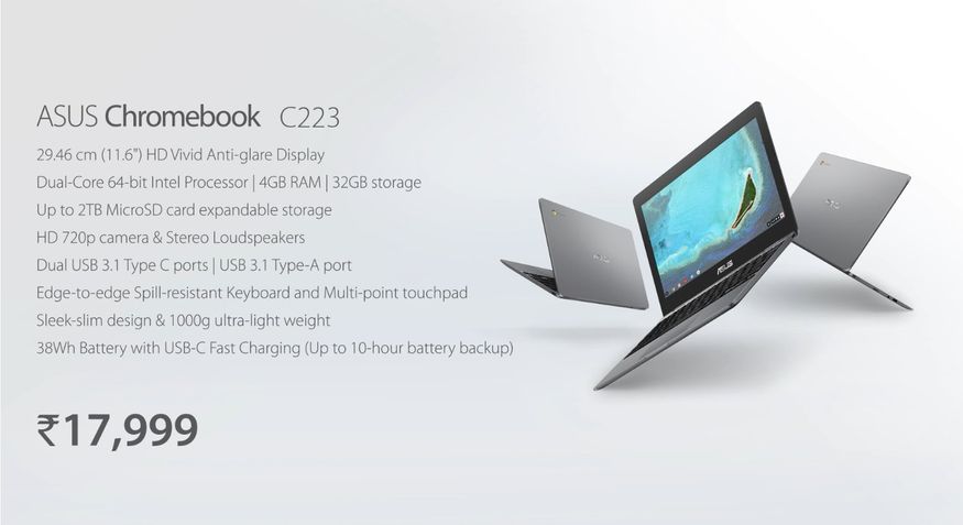  9. ఏసుస్ క్రోమ్‌బుక్ సీ223. (image: Asus India)