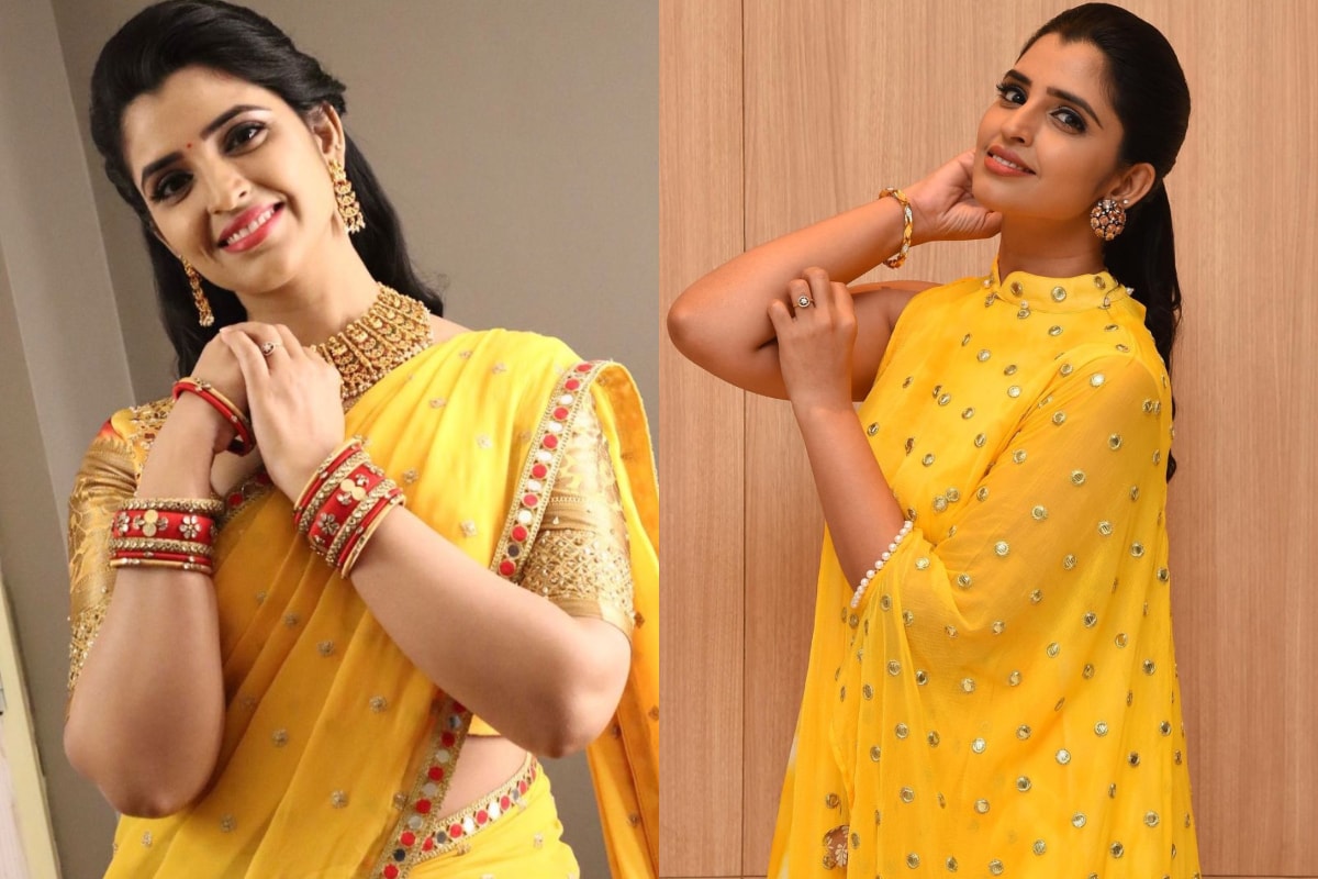 Anchor Shyamala: యెల్లో కలర్ డ్రెస్‌లో అదుర్స్ అనిపించేలా యాంకర్ శ్యామల.. | Anchor Shyamala Latest Yellow Colro Dress Goes Viral See Pics– News18 Telugu