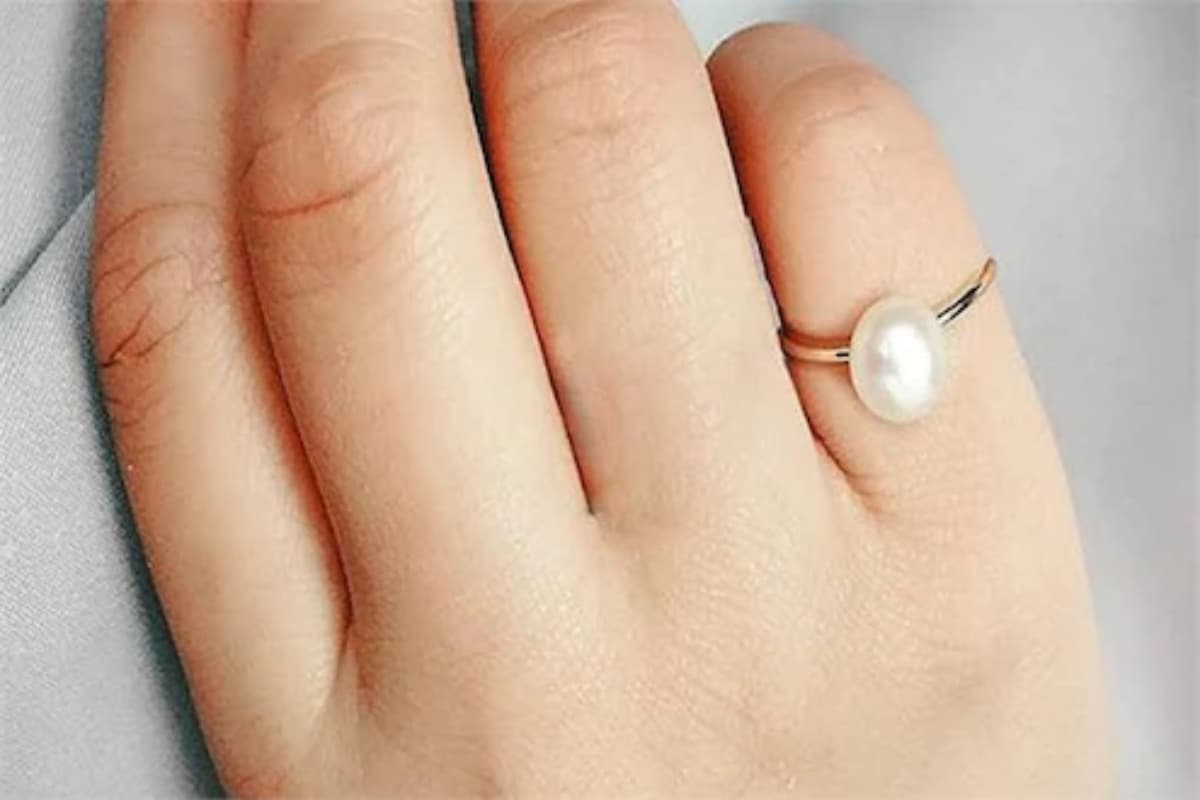 White Pearl Signet Ring – Milestones by Ashleigh Bergman