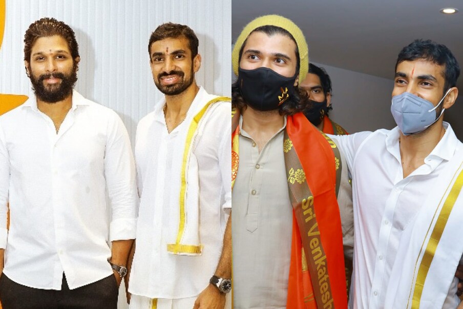  ఆహా కొత్త ఆఫీసులో అల్లు అర్జున్, విజయ్ దేవరకొండ సందడి.. చిత్రంలో జూపల్లి రాము రావు (Twitter/Photo)