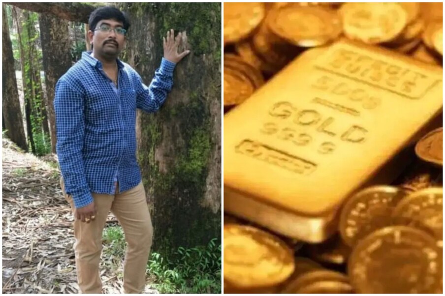  ఆంధ్రప్రదేశ్ లోని గుంటూరు జిల్లా మంగళగిరిలో ఓ వ్యక్తి ఏకంగా 10కేజీల బంగారంతో పరారయ్యాడు. (ప్రతీకాత్మకచిత్రం)