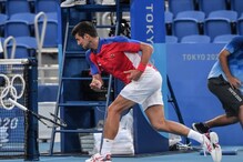 Tokyo Olympics: రాకెట్ విరగ్గొటి.. మరొక రాకెట్ విసిరేసి.. రచ్చ రచ్చ చేసిన జకోవిచ్