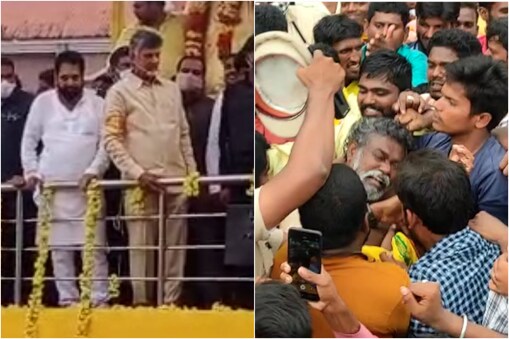 చంద్రబాబు కుప్పం సభలో కలకలం