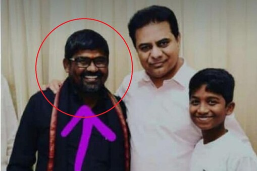 నిందితుడు రాధారపు శంకర్ (సర్కిల్ లో)