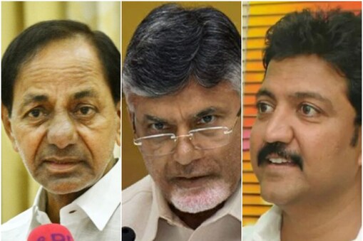 కేసీఆర్, చంద్రబాబు, వంశీ (ఫైల్)