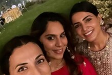 Samantha enjoys Diwali: మెగా కోడలితో సమంత.. చైతూతో విడుకుల తరువాత దిపావళి వేడుకల్లో సమంత