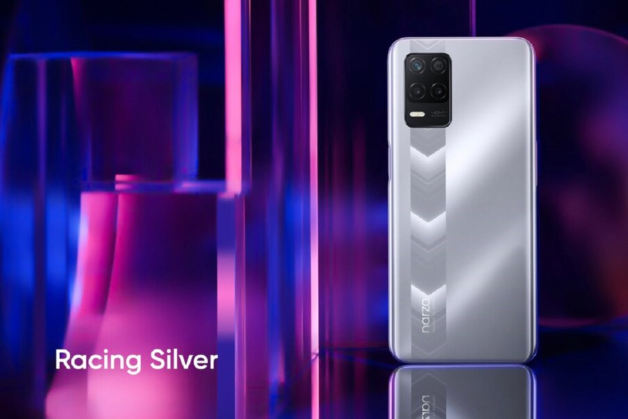  Realme Narzo 30 5G: రియల్‌మీ నార్జో 30 5జీ స్మార్ట్‌ఫోన్ స్పెసిఫికేషన్స్ చూస్తే 90Hz రిఫ్రెష్ రేట్‌తో 6.5 అంగుళాల ఫుల్ హెచ్‌డీ+ డిస్‌ప్లే, మీడియాటెక్ డైమెన్సిటీ 700 5జీ ప్రాసెసర్, 48 మెగాపిక్సెల్ ప్రైమరీ సెన్సార్, 2 మెగాపిక్సెల్ మ్యాక్రో సెన్సార్, 2 మెగాపిక్సెల్ బ్లాక్ అండ్ వైట్ సెన్సార్లతో ట్రిపుల్ కెమెరా సెటప్, 16 మెగాపిక్సెల్ సెల్ఫీ కెమెరా, 5,000 ఎంఏహెచ్ బ్యాటరీ లాంటి ఫీచర్స్ ఉన్నాయి.
