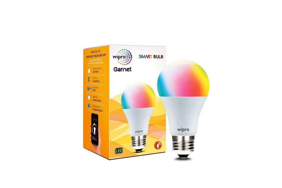  Wipro WiFi Enabled Smart LED Bulb E27 9-Watt: Amazonలో రూ. 656 ధరతో, 9 వాట్స్ విప్రో స్మార్ట్ బల్బ్ 16 మిలియన్ రంగులతో వస్తుంది. Amazon Alexa, Google Assistant వంటి వర్చువల్ అసిస్టెంట్‌లకు ఈ బ‌ల్బులు అనుకూలంగా ఉంటుంది. స్మార్ట్ బల్బ్ యాప్ ద్వారా పనిచేస్తుంది. అంతే కాకుండా Amazon Alexa లేదా Google Assistant ద్వారా వాయిస్‌ని ఉపయోగించి నియంత్రించవచ్చు.