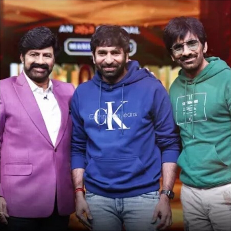  నందమూరి నట సింహం బాలకృష్ణ.. ప్రస్తుతం సినిమాలు, రాజకీయాలతో ఫుల్లు బిజీగా ఉన్నారు. మరోవైపు బసవతారకం క్యాన్సర్ ఆసుపత్రి చైర్మన్‌గా బాధ్యతలు నిర్వహిస్తూనే .. ఇంకోవైపు ఆహా ఓటీటీ ఫ్లాట్‌ఫామ్ వేదికగా యాంకర్‌గా మారి సెలబ్రిటీలను ఇంటర్వ్యూలు చేస్తున్న సంగతి తెలిసిందే కదా. తాజాగా ఈయన మాస్ మహారాజ్, దర్శకుడు గోపీచంద్ మలినేనిలను తన షోలో ఇంటర్వ్యూ చేశారు. ఈ సందర్భంగా వీళ్ల మధ్య కొన్ని ఆసక్తికర విషయాలు చోటుచేసుకున్నాయి. (Twitter/Photo)