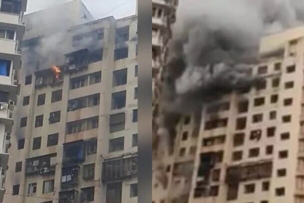 Mumbai High Rise Fire: భారీ భవంతి 18వ అంస్తులో మంటలు.. ఇద్దరు మృతి, 15 మందికి గాయాలు