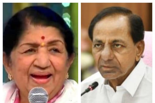 లతా మంగేష్కర్​, సీఎం కేసీఆర్​ (ఫైల్​ ఫొటో)