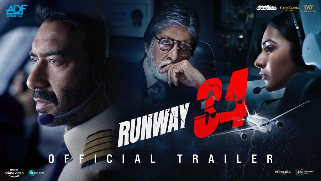 RRR Fame Ajay Devgn Amitabh Bachchan Rakul Preet Singhs Runway 34 Trailer Talk,Ajay Devgn Runway 34 Trailer : అజయ్ దేవ్‌గణ్, అమితాబ్‌ల ‘రన్‌వే 34’ ట్రైలర్ టాక్..,Ajay Devgn Runway 34,Runway Trailer Talk,RRR,Ajay Devgn,Amitabh Bachchan Runway 34,Runway 34 First Look,Ajay Devgn Runway 34,RunWay Movie,RRR,Bollywood News,అజయ్ దేవ్‌గణ్,అజయ్ దేవ్‌గణ్ రన్ వే 34,అజయ్ దేవ్‌గణ్ రన్‌వే 34,మే డే,అజయ్‌ దేవ్‌గణ్ అమితాబ్ బచ్చన్ రన్‌వే రిలీజ్ ఏప్రిల్ 29,రన్‌వే 34 ట్రైలర్ టాక్