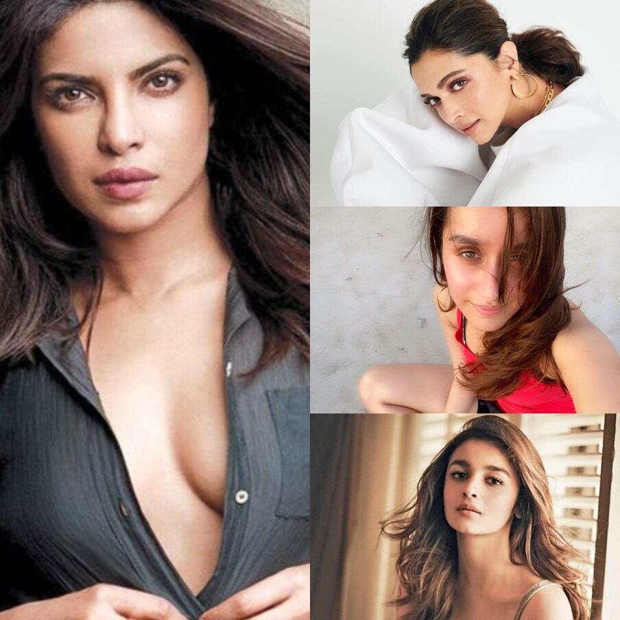  Bollywood Heroins Instagram Followers | Priyanka Chopra - Deepika Padukone - Shraddha Kapoor - Alia Bhatt | టెక్నాలజీ పుణ్యామా అని ఇపుడు ప్రతి ఒక్క హీరోకు, హీరోయిన్స్‌కు సోషల్ మీడియా ఫ్లాట్‌ఫామ్ అయిన ట్విట్టర్, ఇన్‌స్టాగ్రామ్‌లో ఉంటూ తమకు సంబంధించిన విశేషాలను అభిమానులతో పంచుకుంటూ.. హద్దులు చెరిపేసారు. అందులో ప్రియాంక,శ్రద్దా కపూర్ టాప్ ప్లేస్‌లో ఉన్నారు. వేరే కథానాయికలు ఏయే ప్లేస్‌లో ఉన్నారంటే.. (Instagram/Photo)