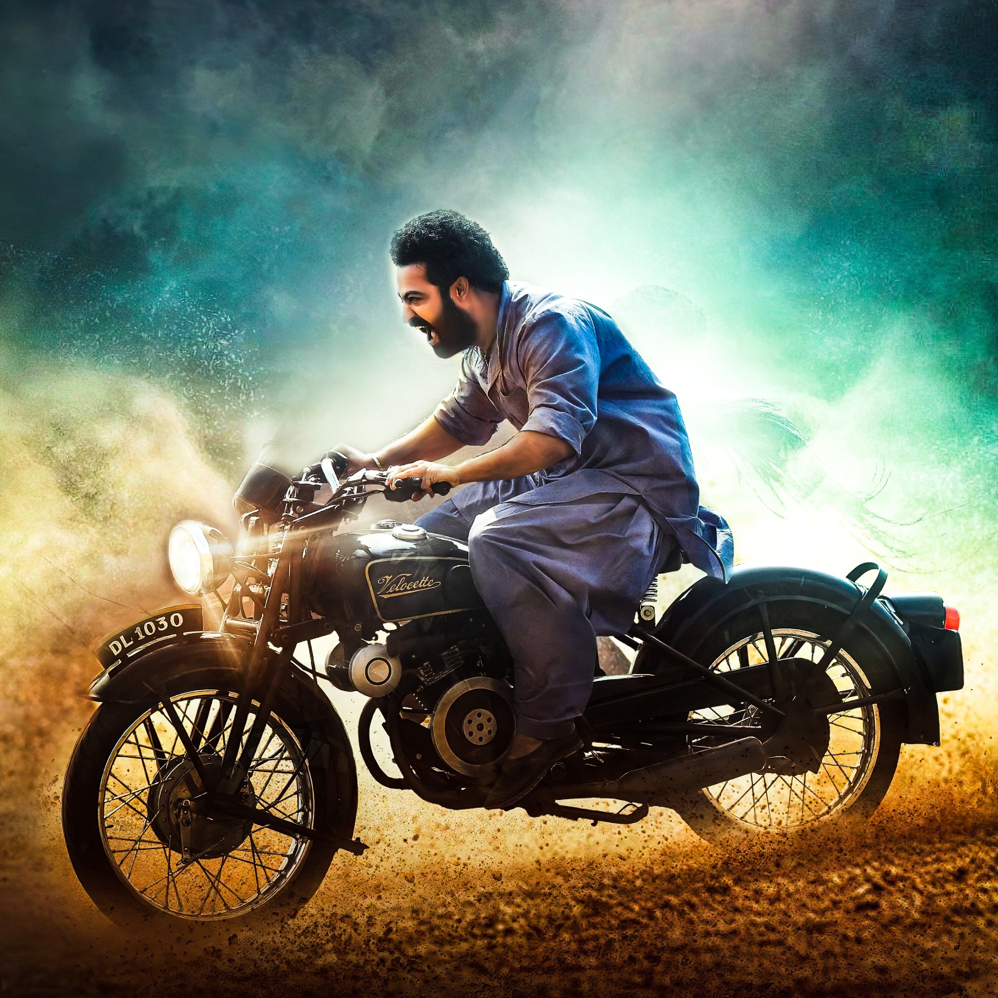 Jr NTR bike in RRR