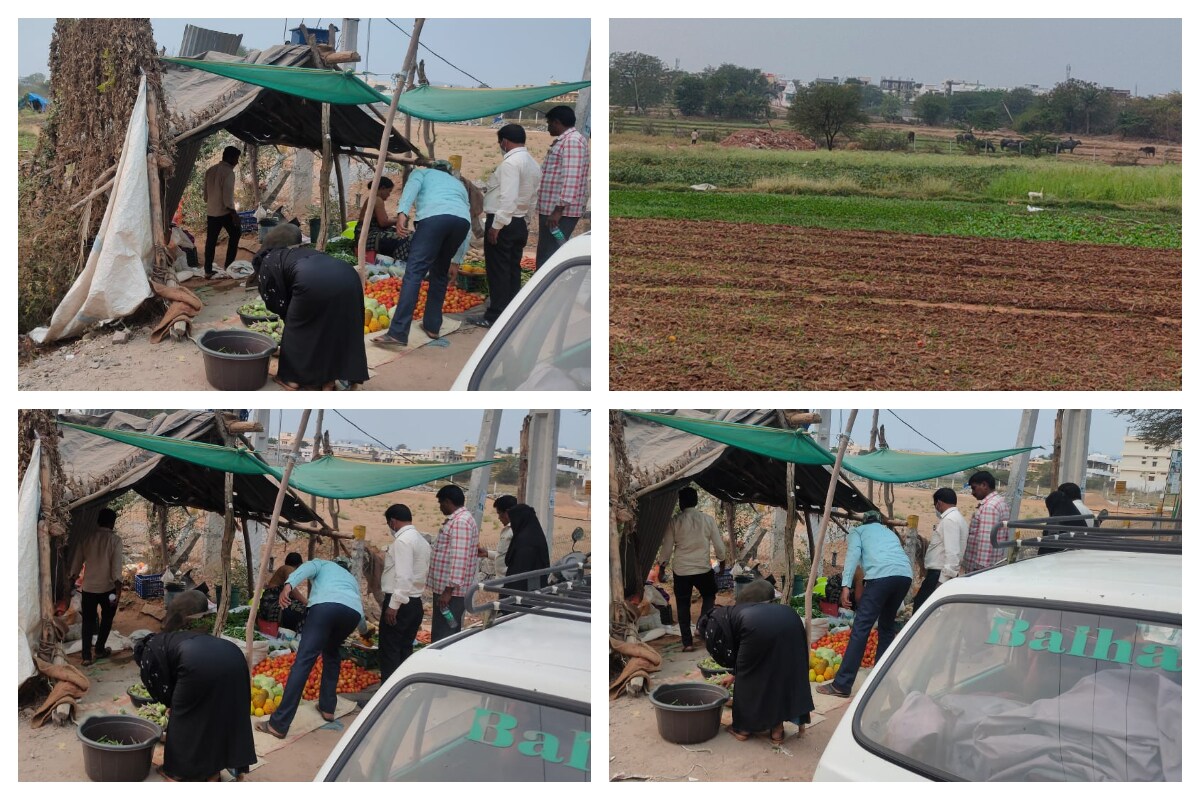 మహబూబ్‌నగర్ జిల్లాలో రోడ్ల పక్కనే కూరగాయల విక్రయం రైతుల ఆలోచనతో లాభాలు| Profits from the idea of ​​farmers selling vegetables along the roads in Mahabubnagar district