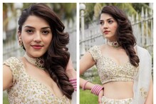 Mehreen pirzada:క్రీమ్‌ కలర్ లెహంగాలో మెరిసిపోతున్న మెహ్రీన్‌..వాటేబ్యూటీ అంటున్న ఫ్యాన్స్