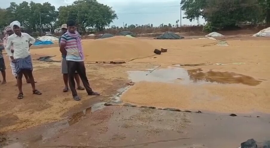  రుతుపవనాలు ముందుగా ప్రవేశించడం రైతుల పాలిటశాపంగా మారింది. వేసవి కాలం ఇంకా పూర్తిగా ముగియకుండానే వరుణుడి విరుచుకుపడటంతో ఆరుగాలం శ్రమించిన రైతున్న కష్టం వర్షపునీటిలో తడిసి ముద్దైపోయింది.