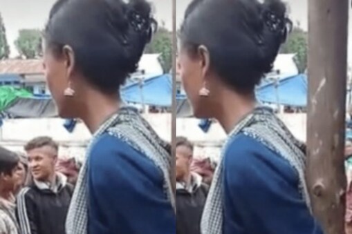 మహిళను స్థంబానికి కట్టేసి చిత్ర హింసలు