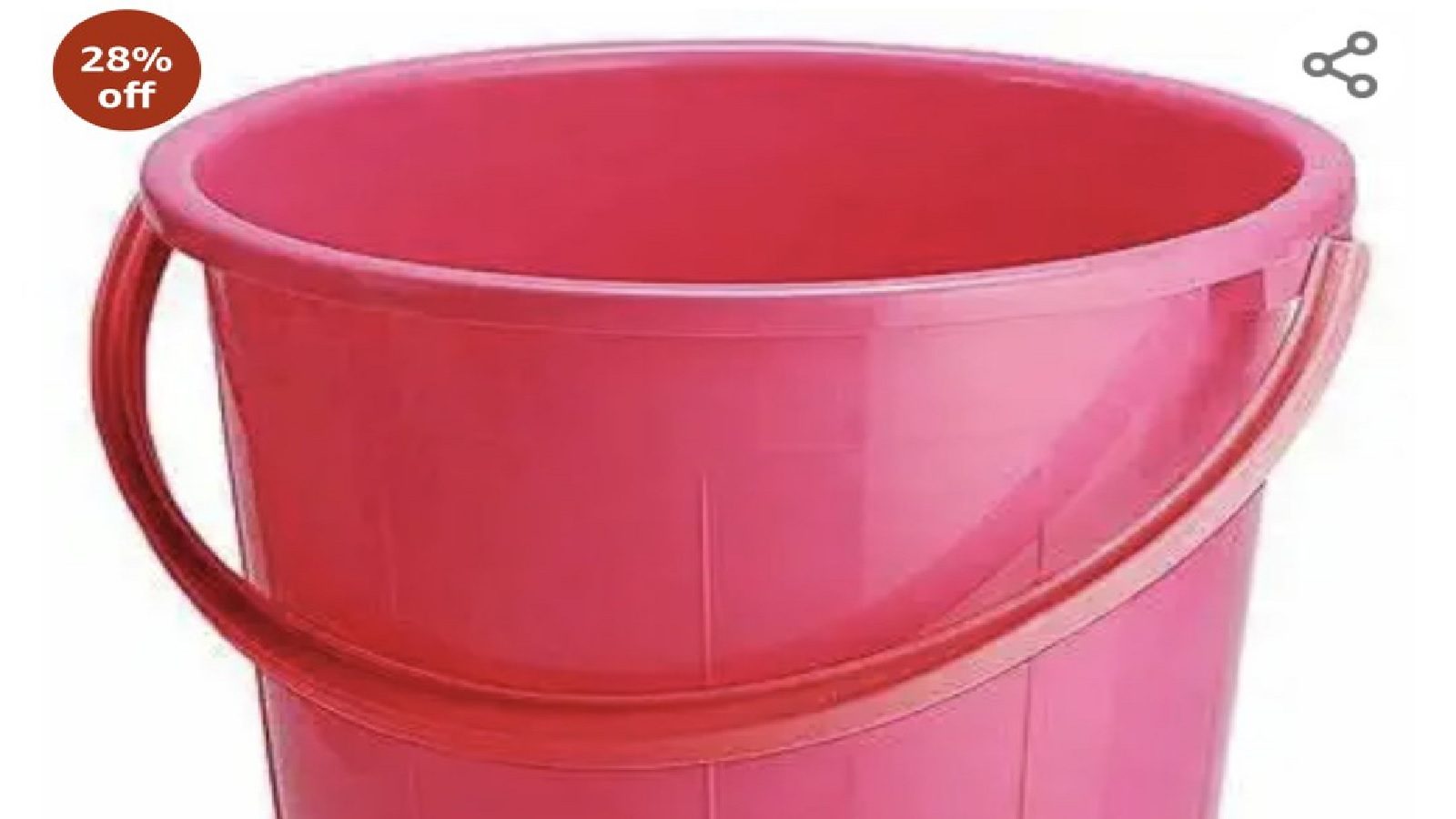 Plastic Bucket listed for Rs 25999 on Amazon Netizens making jokes on