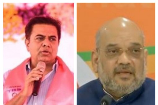 కేటీఆర్​, అమిత్​ షా (ఫైల్​)