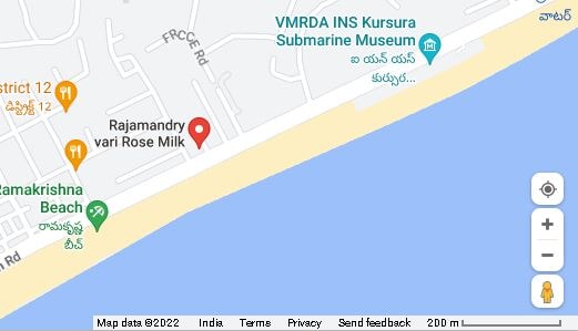 Vizag Rose Milk Map