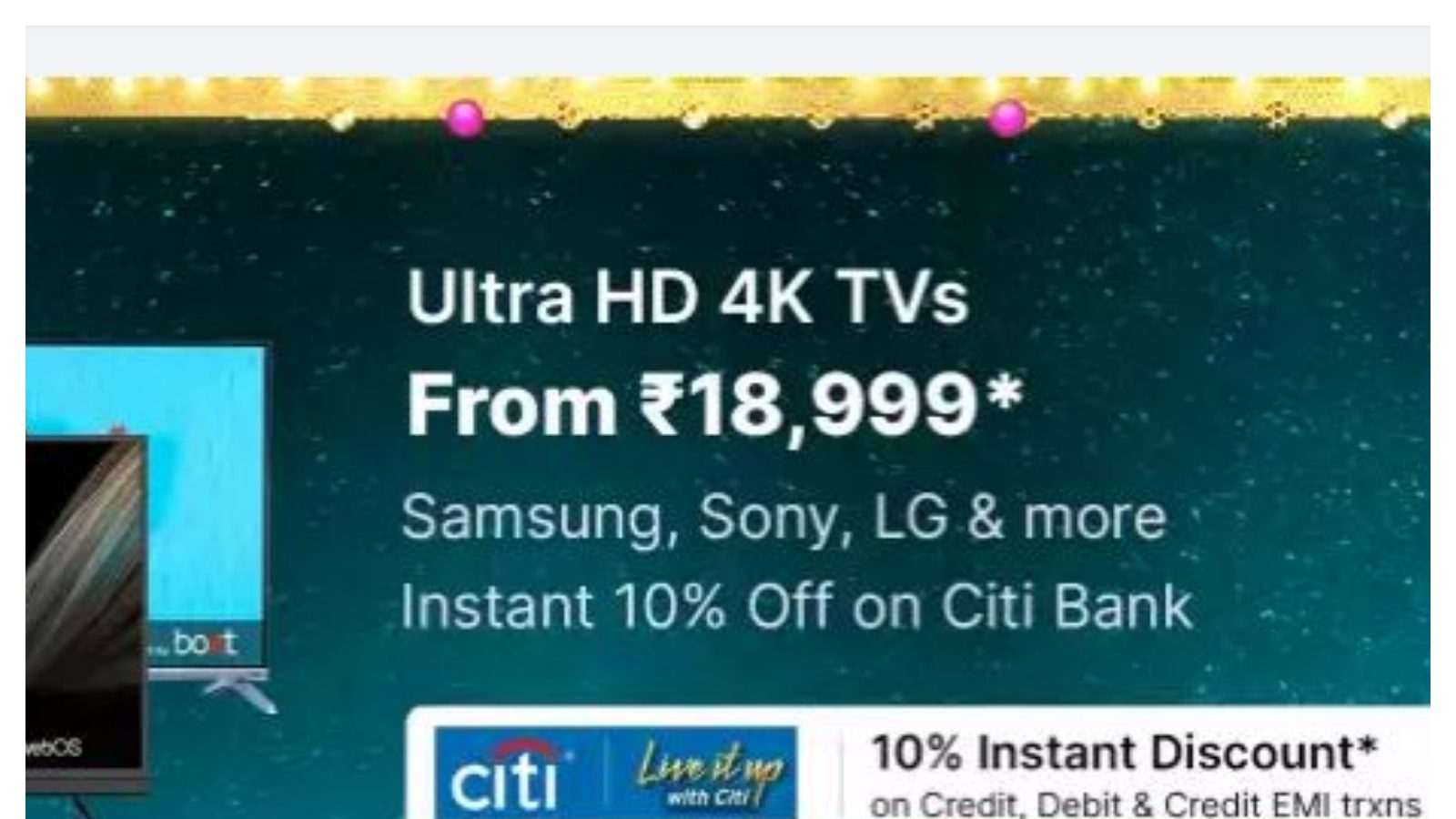 రూ.7 వేలకే 4K టీవీ.. ఫ్లిప్‌కార్ట్‌లో ఈ ఆఫర్ ఎల్లుండి వరకే.. ఓ