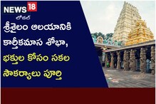 శ్రీశైలం ఆలయానికి కార్తీకమాస శోభా.., భక్తుల కోసం సకల సౌకర్యాలు పూర్తి
