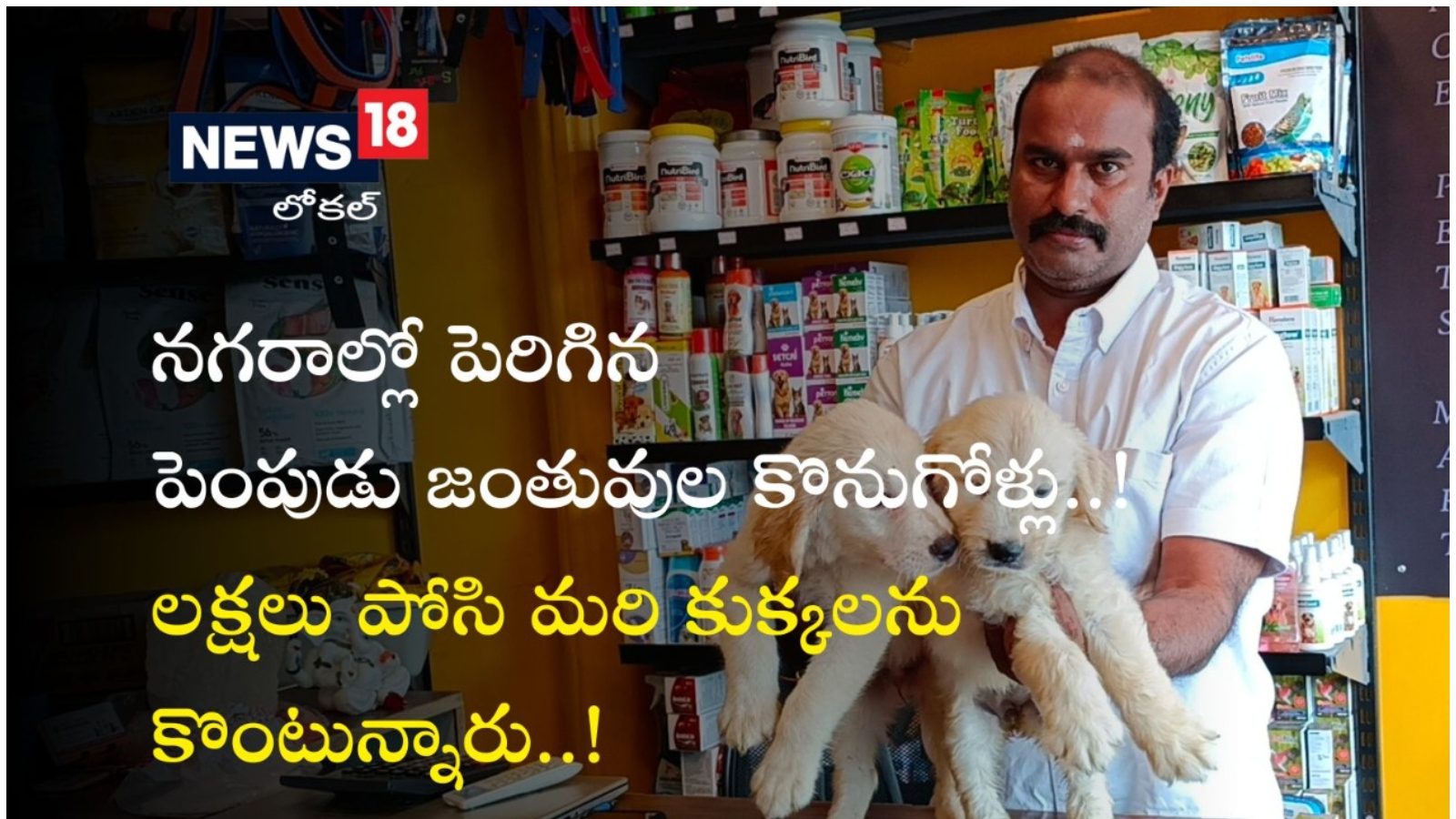 విశాఖలో లాభసాటిగా పెట్స్ బిజినెస్ Vizag people are crazy about pets