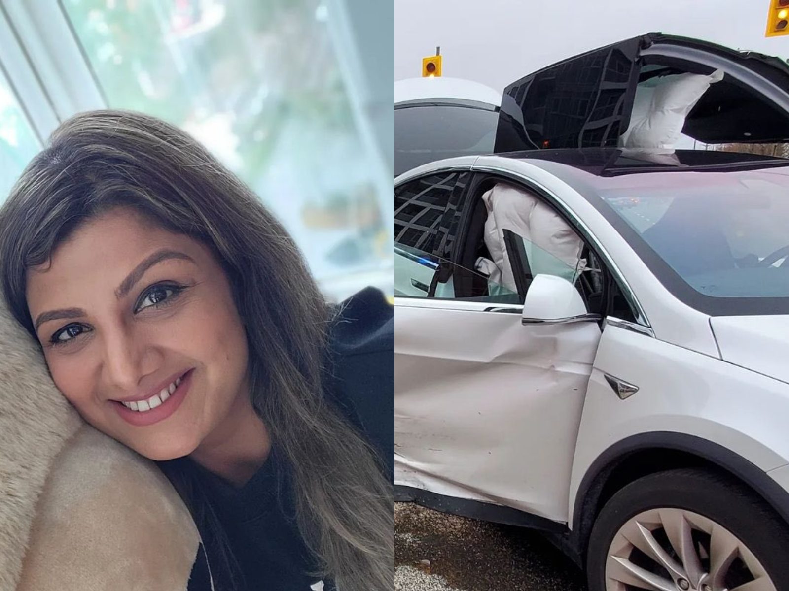 Actress Rambha Car Accident News