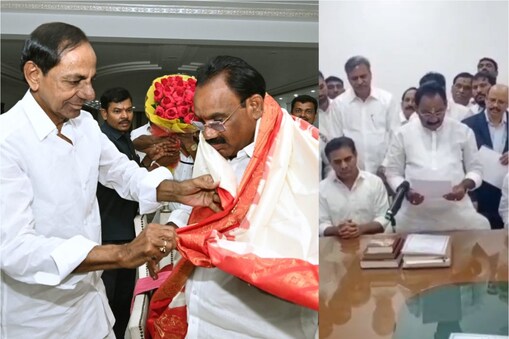 మునుగోడు ఎమ్మెల్యేగా ప్రమాణస్వీకారం చేసిన కూసుకుంట్ల ప్రభాకర్‌రెడ్డి | kusukuntla  prabhakar reddy who took oath as mla munugodu– News18 Telugu