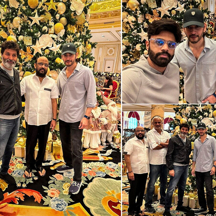  తాజాగా ఈ సినిమా నిర్మాతలు సహా దర్శకుడు త్రివిక్రమ్ లు మహేష్ తో కలిసి క్రిస్మస్ సెలెబ్రేషన్స్ లో పాల్గొన్నారు.  ఈ ఫోటోలు కొన్ని బయటకి వచ్చాయి. మరి ఈ ఫోటోలు నెట్టింట  వైరల్ అవుతున్నాయి. అలాగే సినిమా కొత్త షెడ్యూల్ కూడా ఈ జనవరి నుంచే స్టార్ట్ చేయాలనీ ఫిక్స్ చేశారట. ఇక దీనితో అయితే ఈ సినిమా యూనిట్ ఫోటోలు వైరల్ గా మారాయి
