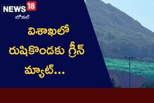 Vizag: విశాఖలో రుషికొండకు గ్రీన్ మ్యాట్.. ఎందుకిలా చేశారు?