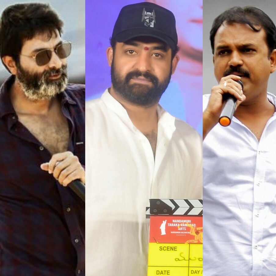  Jr NTR - Koratala Siva - Trivikram | ఎన్టీఆర్.. దాదాపు మూడేళ్లు లాంగ్ గ్యాప్ తర్వాత రాజమౌళి దర్శకత్వంలో రామ్ చరణ్‌తో కలిసి చేసిన ఆర్ఆర్ఆర్ మూవీతో సూపర్ సక్సెస్ అందుకున్నారు. ఈ చిత్రంలో ఎన్టీఆర్ గోండు వీరుడు  కొమరం భీమ్ పాత్రలో అదరగొట్టారు.  ఈ సినిమాలో ఎన్టీఆర్ పాత్రను ఎలివేషన్ బాగానే ఉన్నా.. ఈయన పాత్రను రామ్ చరణ్ పాత్రతో పోలీస్తే.. తక్కువ చేసినట్టు తారక్ అభిమానులు సోషల్ మీడియా వేదికగా రచ్చ చేసిన సంగతి తెలిసిందే కదా. ఇక ఈ సినిమాలోని నాటు నాటు పాట ఆస్కార్ గెలిచుకొని చరిత్ర సృష్టించిన సంగతి తెలిసిందే కదా.  ఆ సంగతి పక్కన పెడితే.. ఎన్టీఆర్.. ప్యాన్ ఇండియా స్టార్‌గా కాదు కాదు గ్లోబల్ స్టార్‌గా ఇమేజ్ సంపాదించుకున్నాడు. (Twitter/Photo)