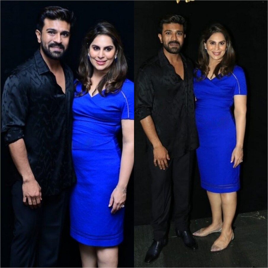  రామ్ చరణ్ బర్త్ డే సందర్భంగా ఉపాసన కొన్ని ఫోటోలను పంచుకున్నారు. భర్తకు బర్త్ డే విషేస్ తెలుపుతూ.. హ్యాపీ బర్త్ డే మై బెస్టీ అని రాసుకున్నారు. ప్రస్తుతం ఈ పిక్స్ సోషల్ మీడియాలో వైరల్ అవుతున్నాయి. ఇక రామ్ చరణ్ బర్త్ డే సందర్భంగా నిన్న రాత్రి చిరంజీవి ఇంట్లో బర్త్ డే బాష్ జరిగింది. ఈ ఈవెంట్‌కు ఉపసాన రామ్ చరణ్‌లు ఇలా పోజులిచ్చారు. ప్రస్తుతం అవి సోషల్ మీడియాలో వైరల్‌గా ామారాయి. Photo : Twitter