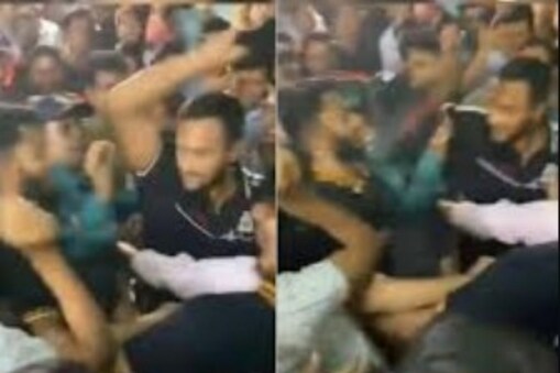 ఫ్యాన్‌ను కొడుతున్న షకీబ్
