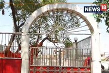 రైల్వే ట్రాక్స్ మధ్యలో గుడి.. తొలగించాలని చూస్తే.. చెట్టు నుంచి  రక్తం