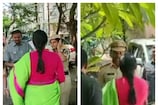 Breaking News: ఎస్సై, కానిస్టేబుల్ పై చేయి చేసుకున్న షర్మిల  (వీడియో)