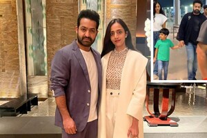 Jr Ntr: ఫ్యామిలీతో ఎన్టీఆర్ వెకేషన్ ట్రిప్.. హైదరాబాద్ ఎయిర్ పోర్ట్‌లో దేవర! ఫొటోస్ వైరల్