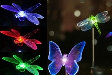 LED Solar Garden Lights : సోలార్ లైట్స్.. గార్డెన్‌లో రాత్రంతా మెరుపులు