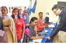 కర్నాటక 224 అసెంబ్లీ స్థానాల్లో ఎన్నికల సమరం ..కొనసాగుతున్న పోలింగ్