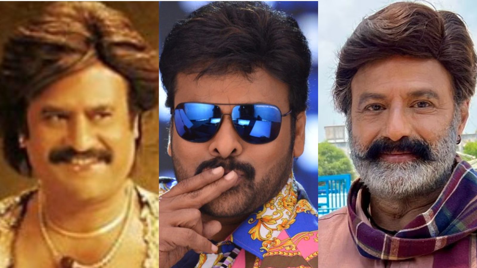 Chiranjeevi- NBK- Rajini: తాతయ్య.. తాతయ్య హో.. తాతలైన స్టార్‌డమ్‌తో ...