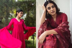రెడ్‌ డ్రెస్‌లో సౌత్ బ్యూటీ రచ్చ..ప్రియా ప్రకాష్‌ వారియర్ కిల్లింగ్ లుక్స్‌ అదుర్స్
