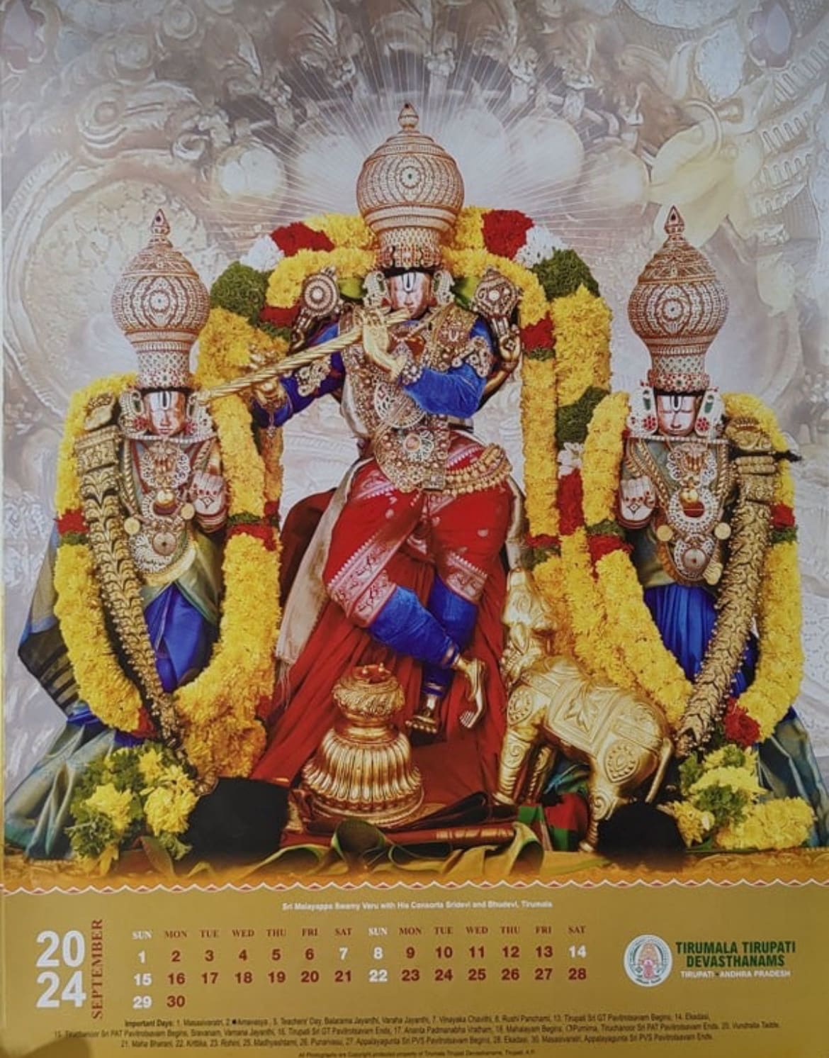 Tirumala Calendar 2025 Online Purchase 