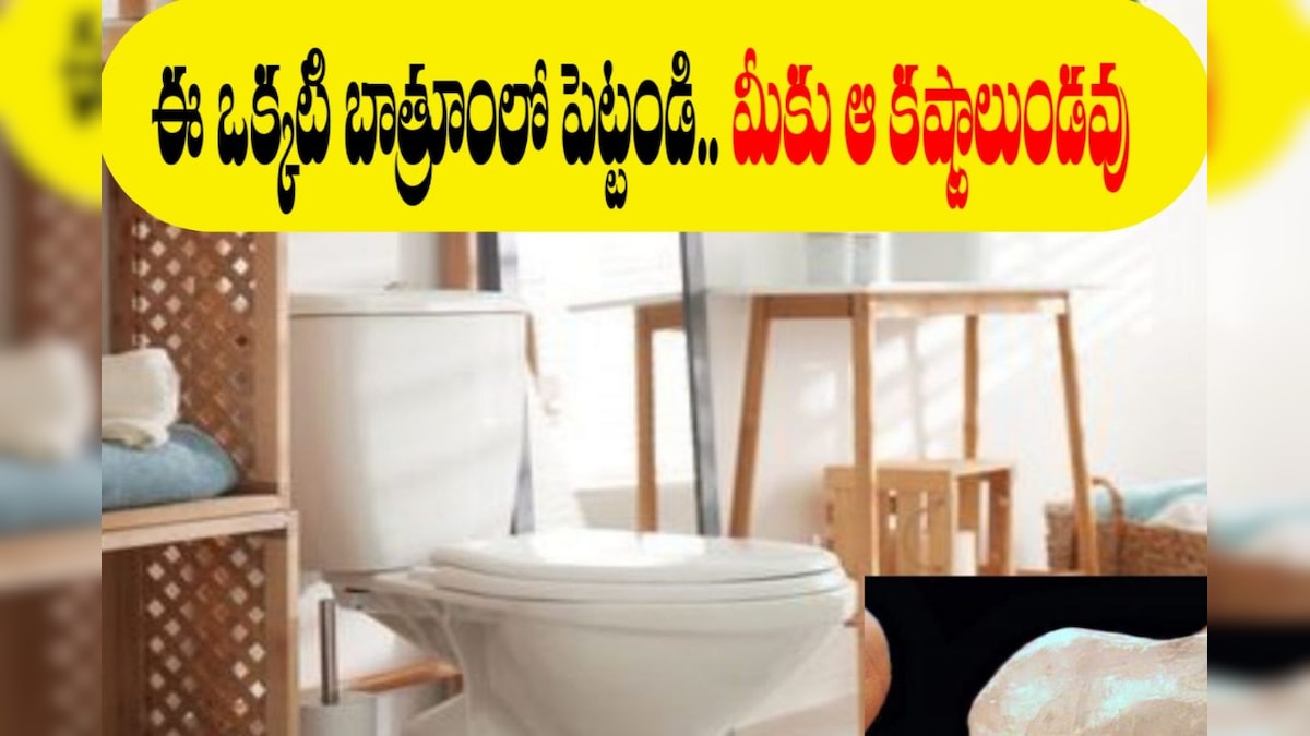 Bathroom Vastu: ఈ ఒక్క వస్తువును బాత్రూంలో పెడితే చాలు మీ కష్టాలు ...