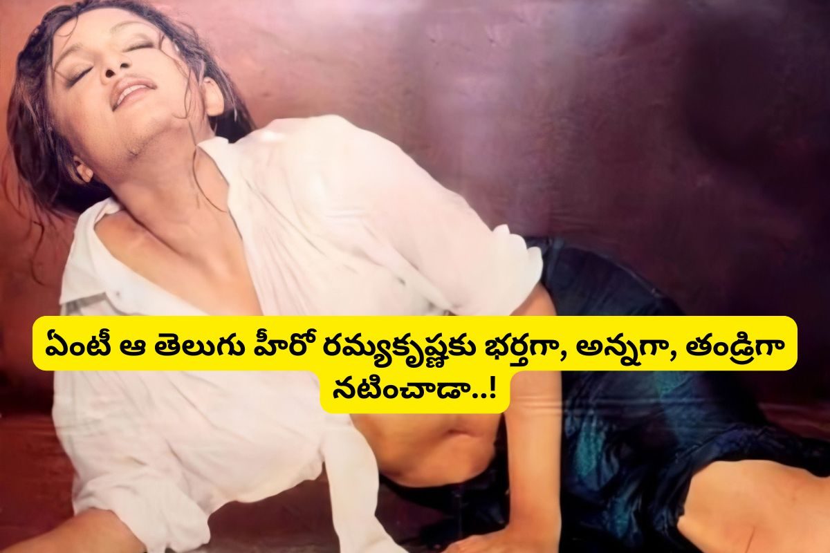 Tollywood: రమ్యకృష్ణకు భర్తగా, అన్నగా, నాన్నగా నటించిన ఎకైక తెలుగు హీరో ఎవరో తెలుసా..?