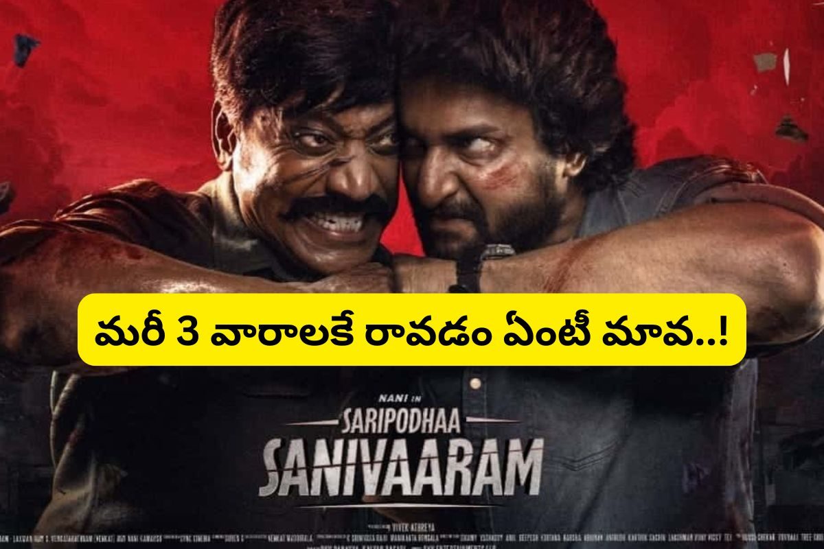 OTT: 3 వారాలు తిరక్కుండానే ఓటీటీలోకి సరిపోదా శనివారం... మరీ ఇంత త్వరగా ఏంటీ మామ..!