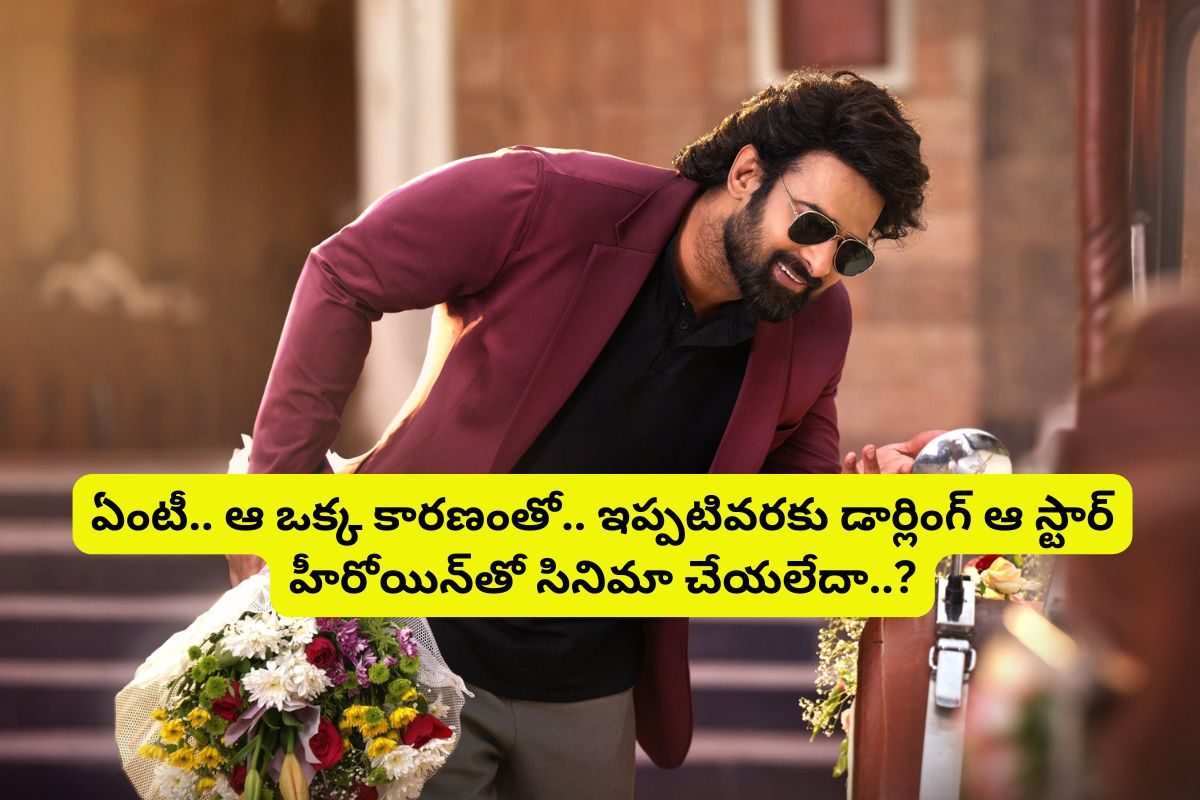 ఆ ఒక్క కారణంగా.. ప్రభాస్ ఇప్పటివరకు ఆ స్టార్ హీరోయిన్‌తో సినిమా చేయలేదు.. ఇదెక్కడి అరాచకం