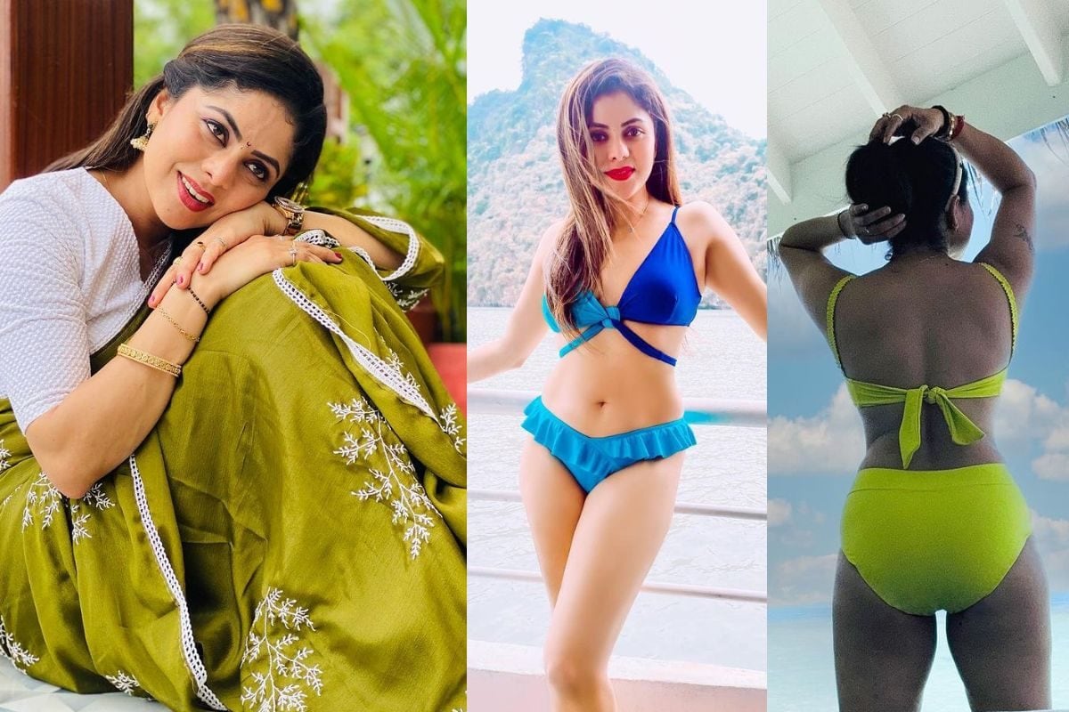 పద్దతిగా కనిపిస్తూనే సీరియల్ విలన్ రుద్రాణి బికినీ షో.. బాబోయ్ ఫోటోలు చూస్తే?