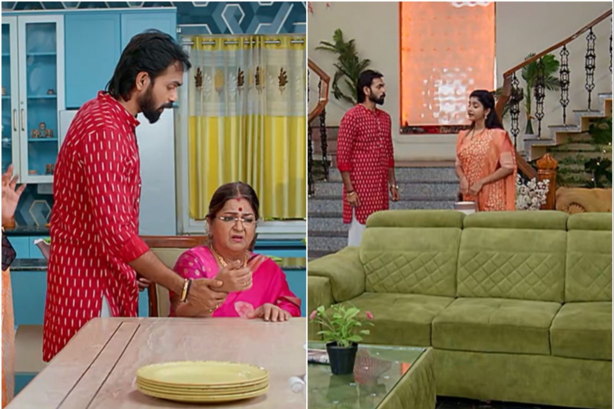 వంట చెయ్యలేక చేతులు కాల్చుకున్న ఇందిరాదేవి .. దుగ్గిరాల కుటుంబానికి భోజనాలు తెచ్చిన కళావతి